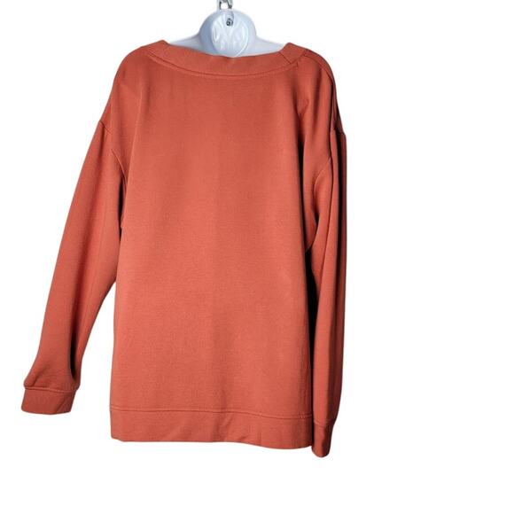 Orvis Pullover Sweatshirt XL Super Soft Rust Modal Blend Long Sleeve Autumm Fall - Picture 2 of 9